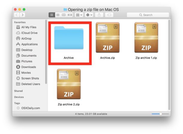 zipfile for mac